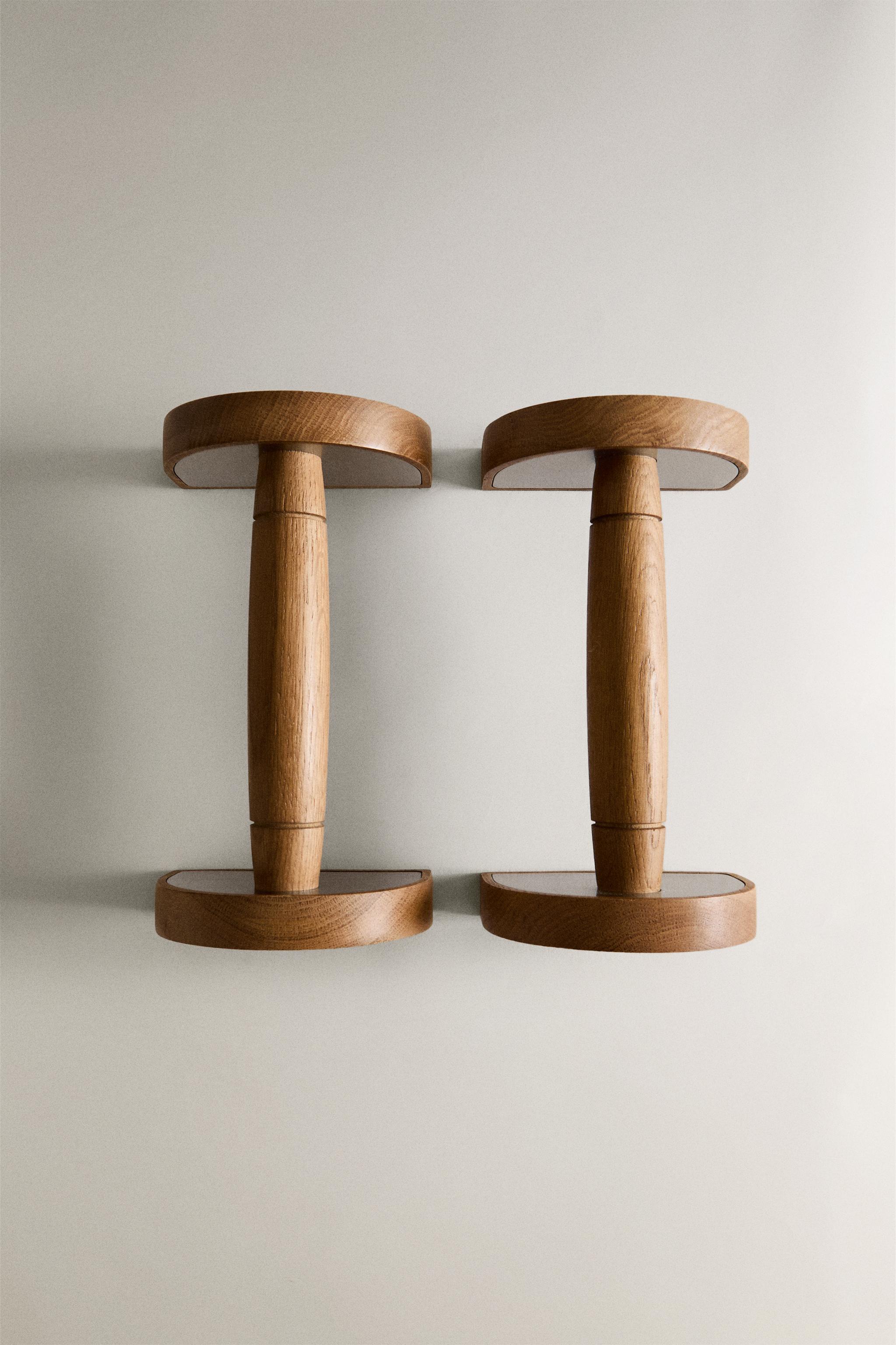 LOT MANIQUES POMPES BOIS CHÊNE (LOT DE 2)
